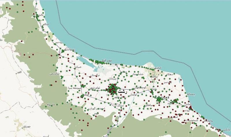 جدیدترین وضعیت ارتباطات مخابراتی استان گیلان جدیدترین شرایط ارتباطات مخابراتی استان گیلان